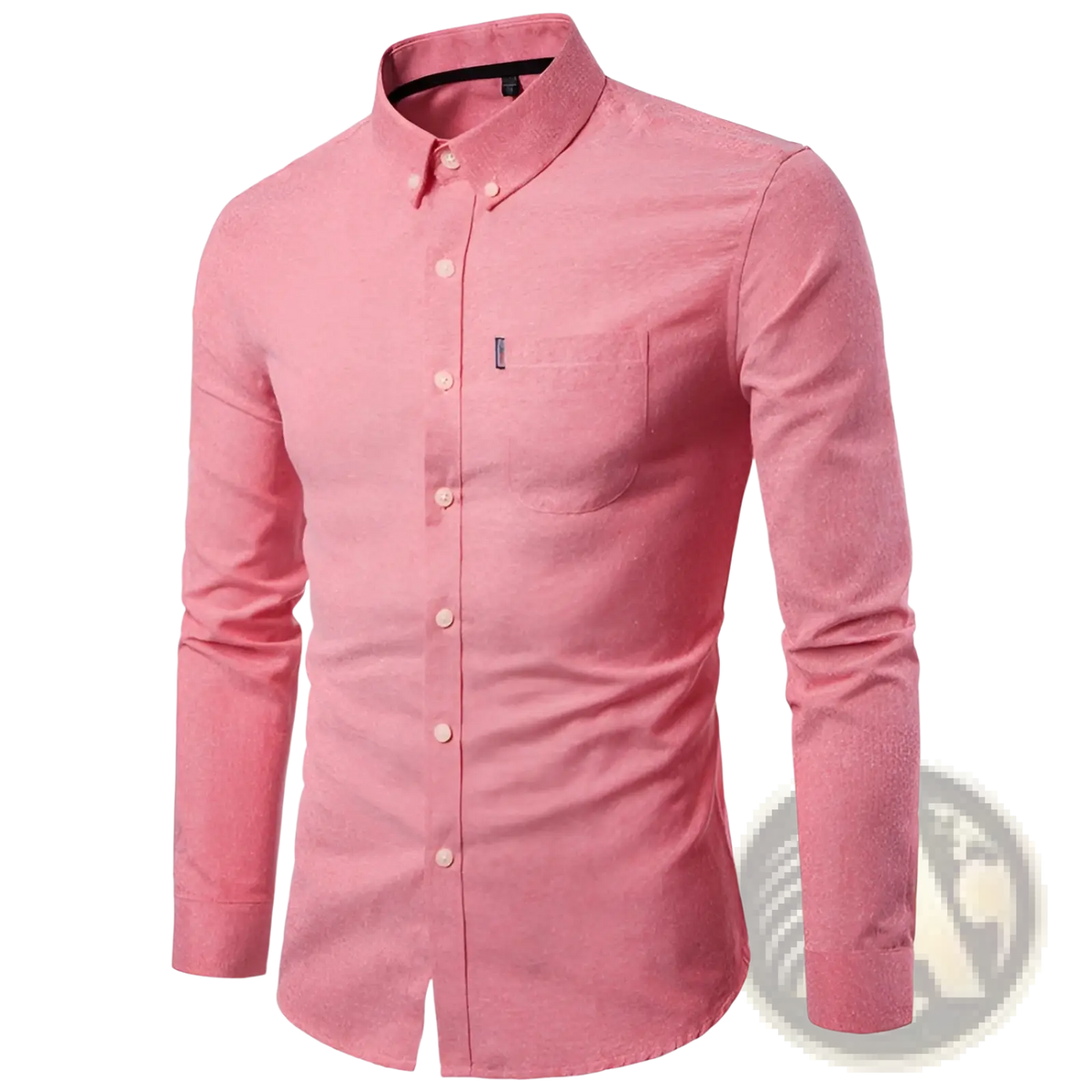 Men Slim Fit Long Sleeve Dress Shirt