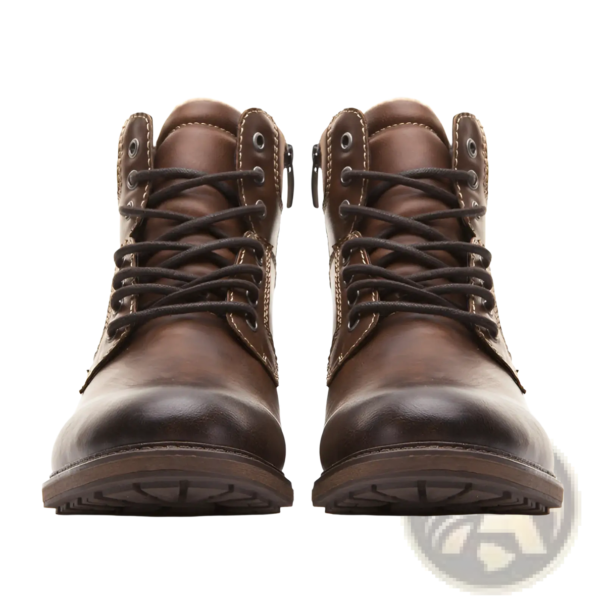 Men Winter Snow Boots Leather Fleece Warm Martin Shoes