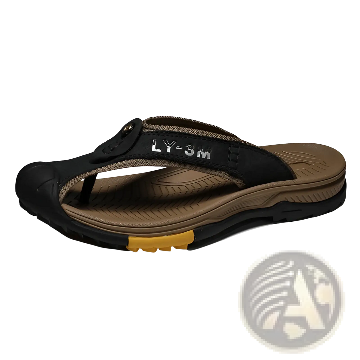Men's Leather Beach Sandals Outdoor Sport Flip Flops