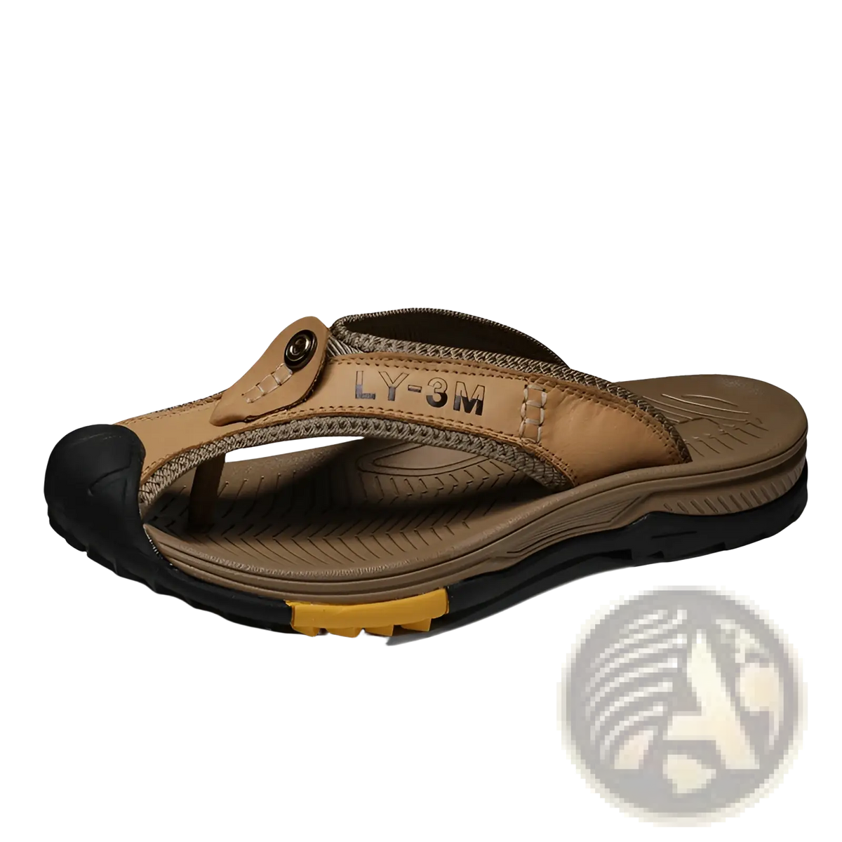 Men's Leather Beach Sandals Outdoor Sport Flip Flops