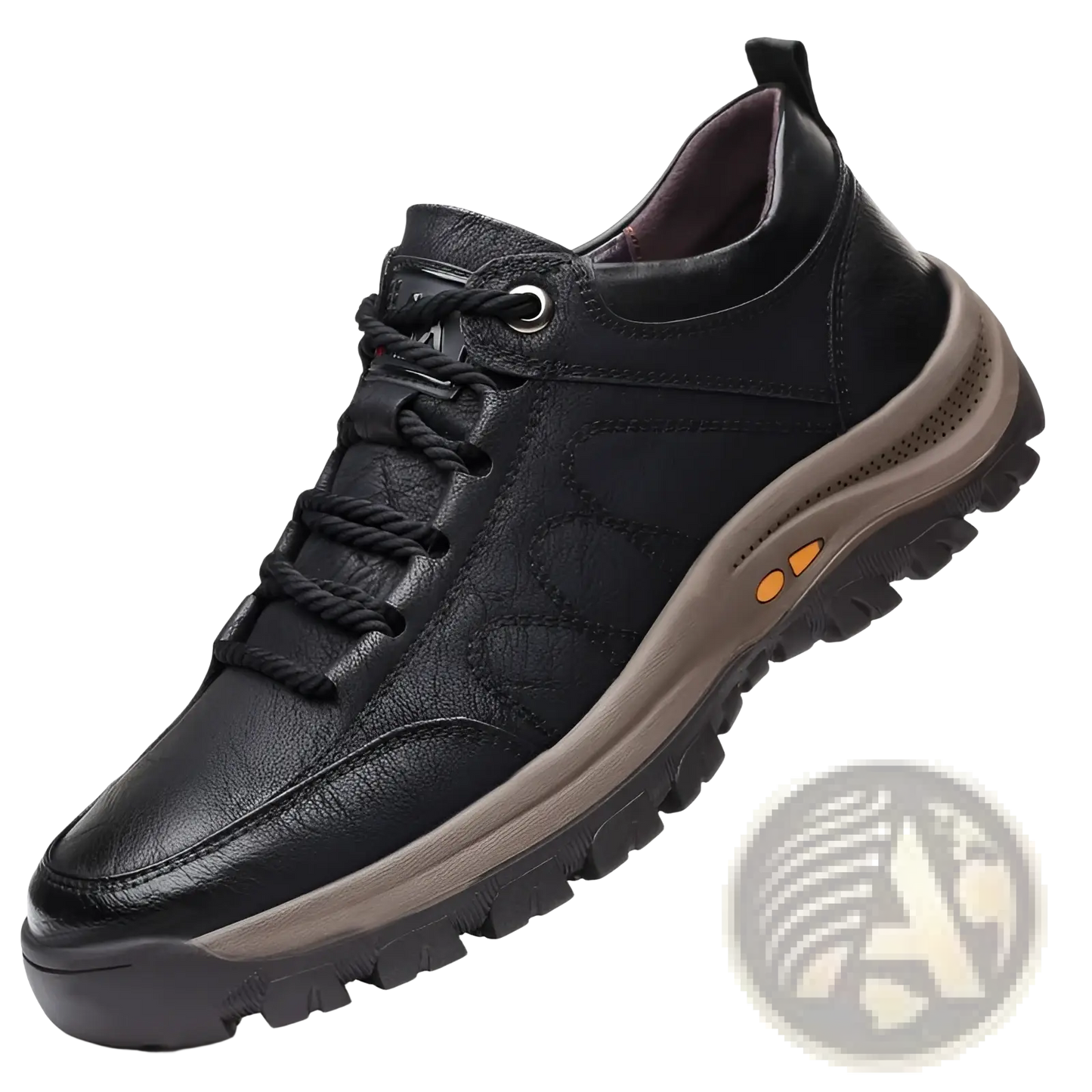 Men's Leather Hiking Shoes Vintage Casual Footwear