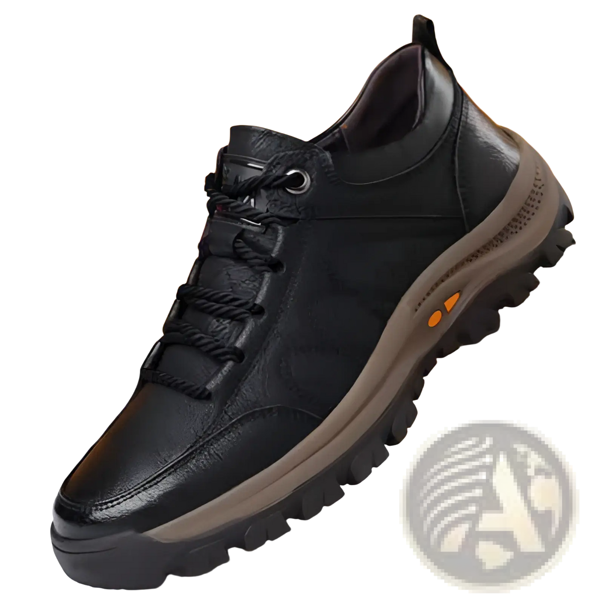 Men's Leather Hiking Shoes Vintage Casual Footwear