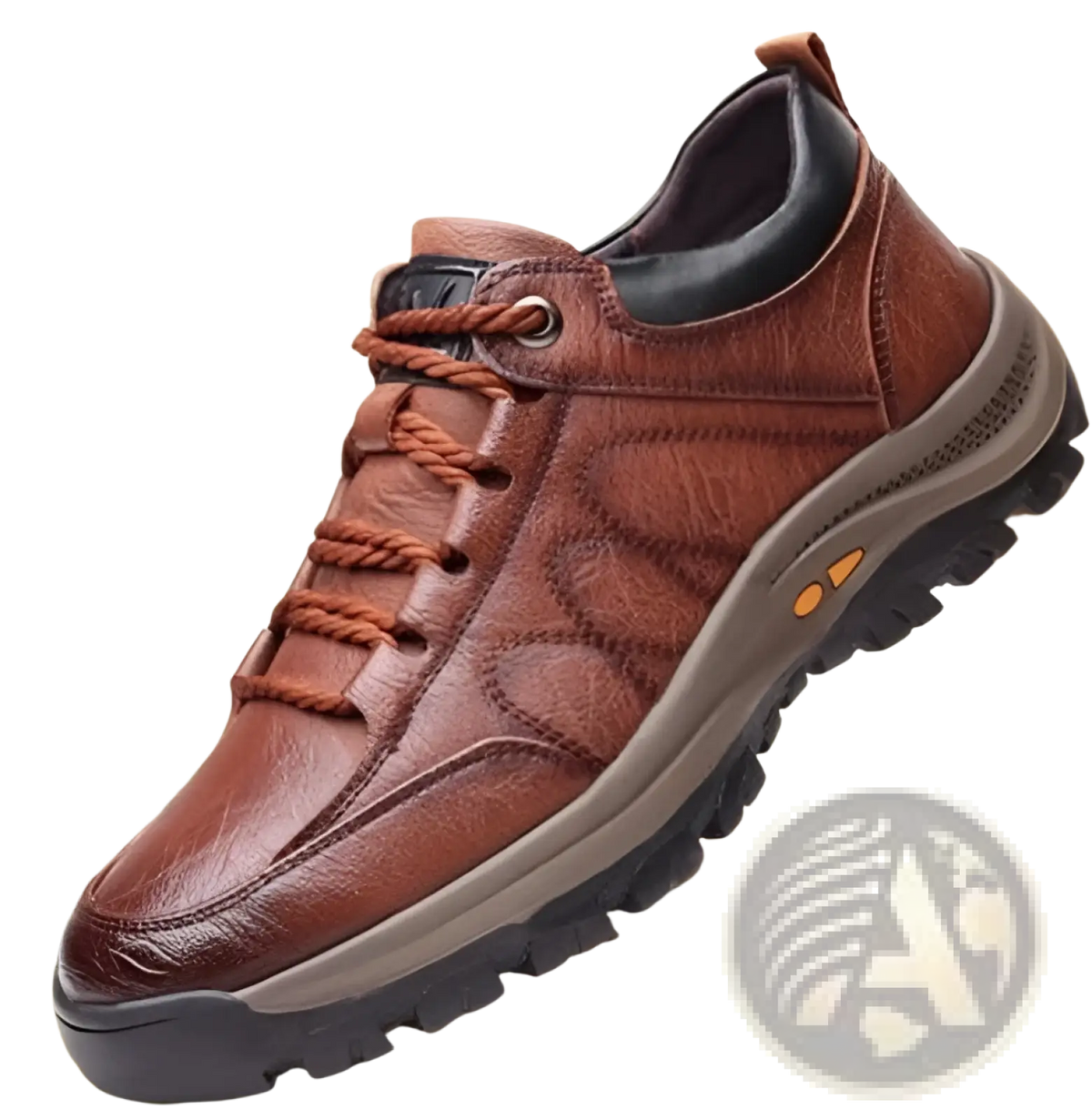 Men's Leather Hiking Shoes Vintage Casual Footwear