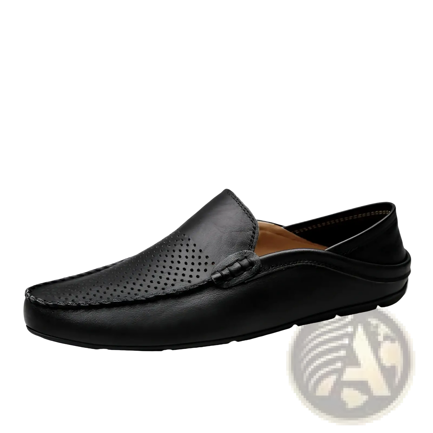 Men's Leather Moccasin Loafers Slip on Shoes