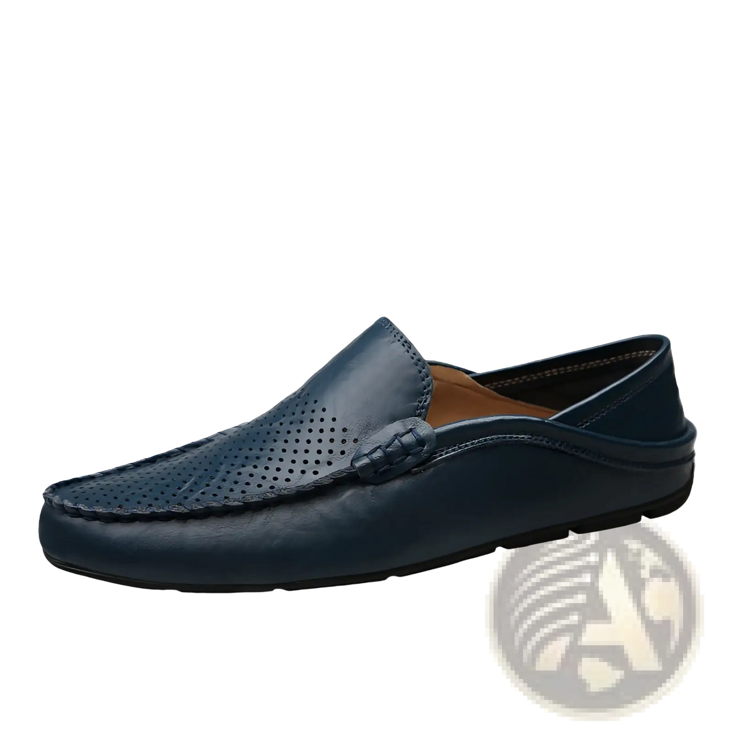 Men's Leather Moccasin Loafers Slip on Shoes