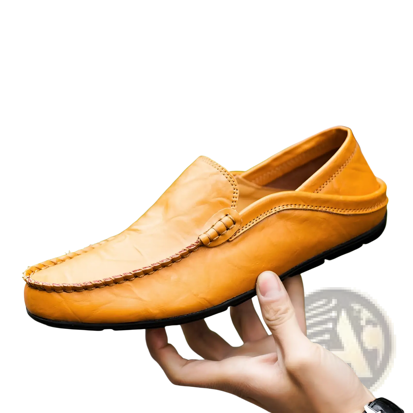 Men's Leather Moccasin Loafers Slip on Shoes