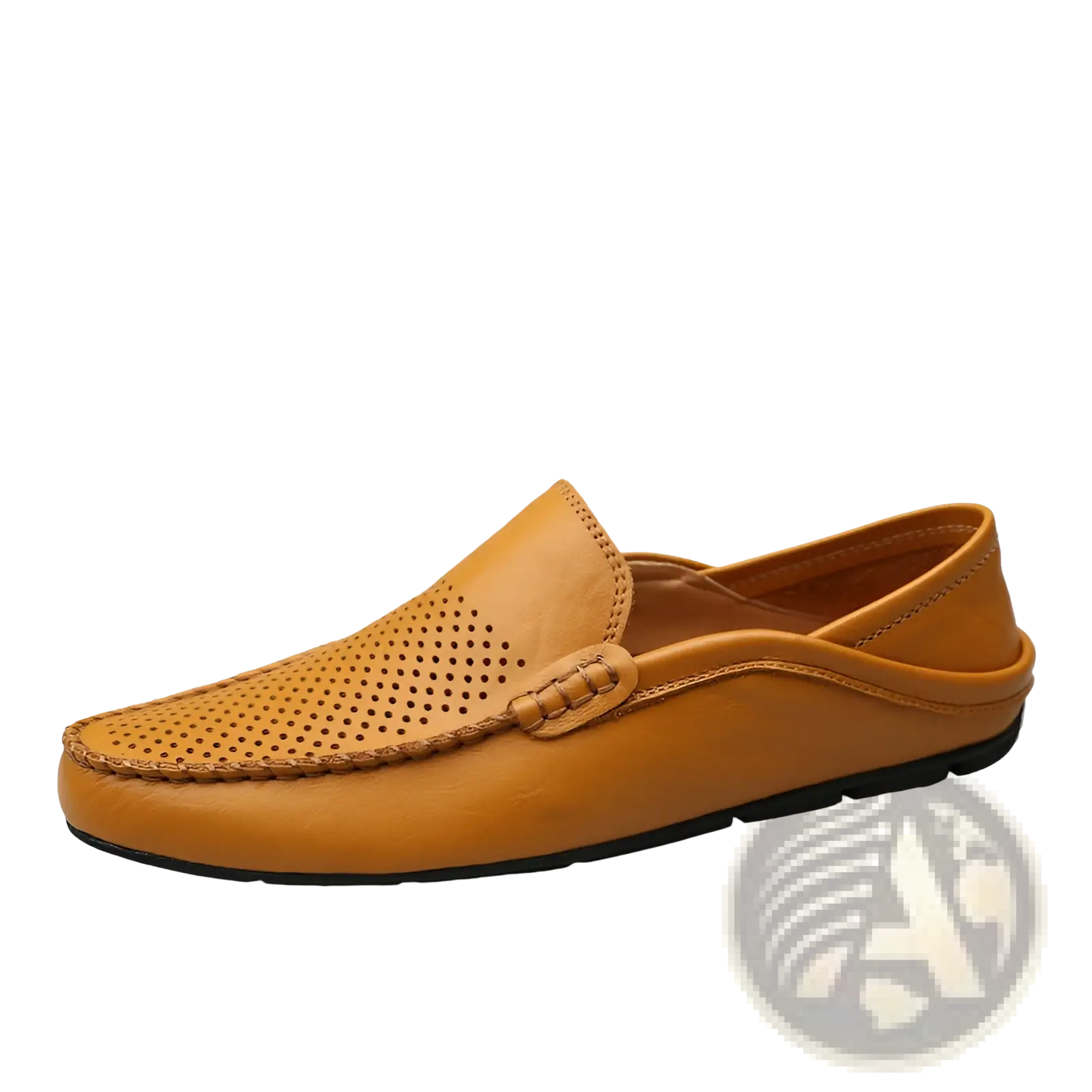 Men's Leather Moccasin Loafers Slip on Shoes
