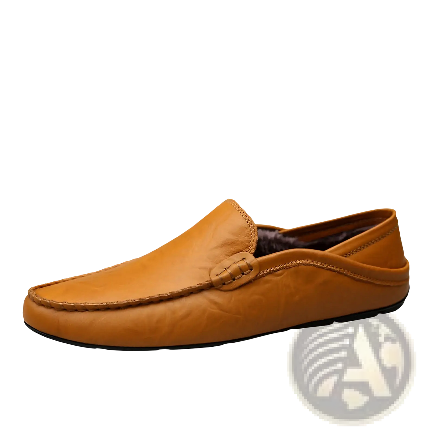 Men's Leather Moccasin Loafers Slip on Shoes