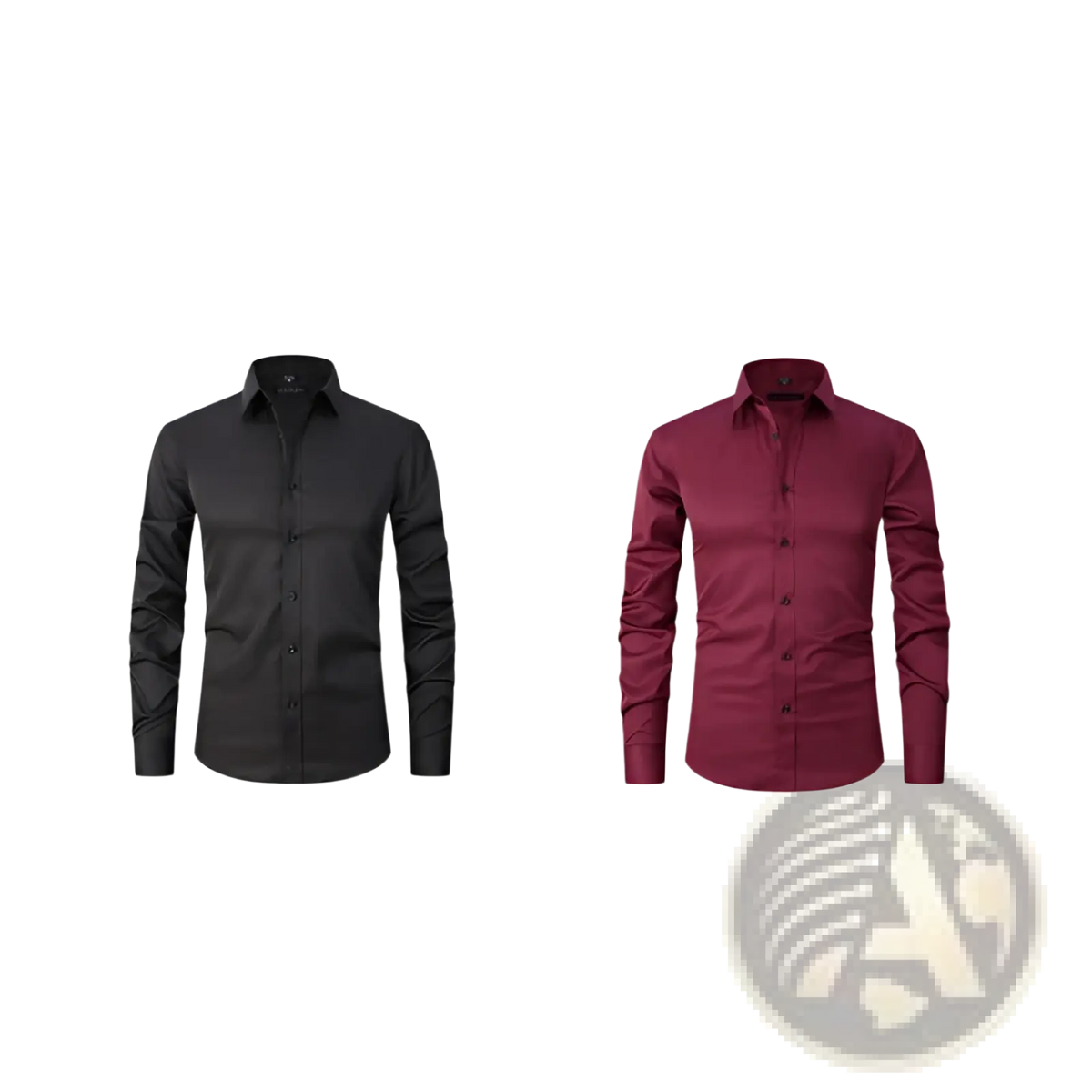 Men's Long Sleeve Slim Fit Dress Shirt
