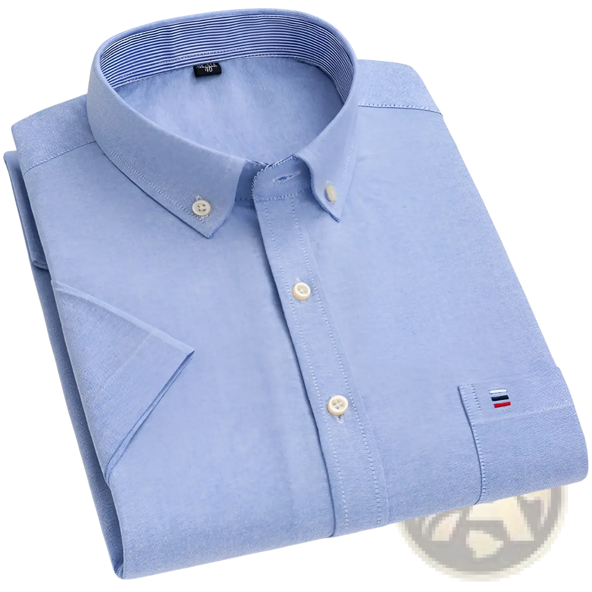 Men's Premium 100% Cotton Textured Short Sleeve Shirt