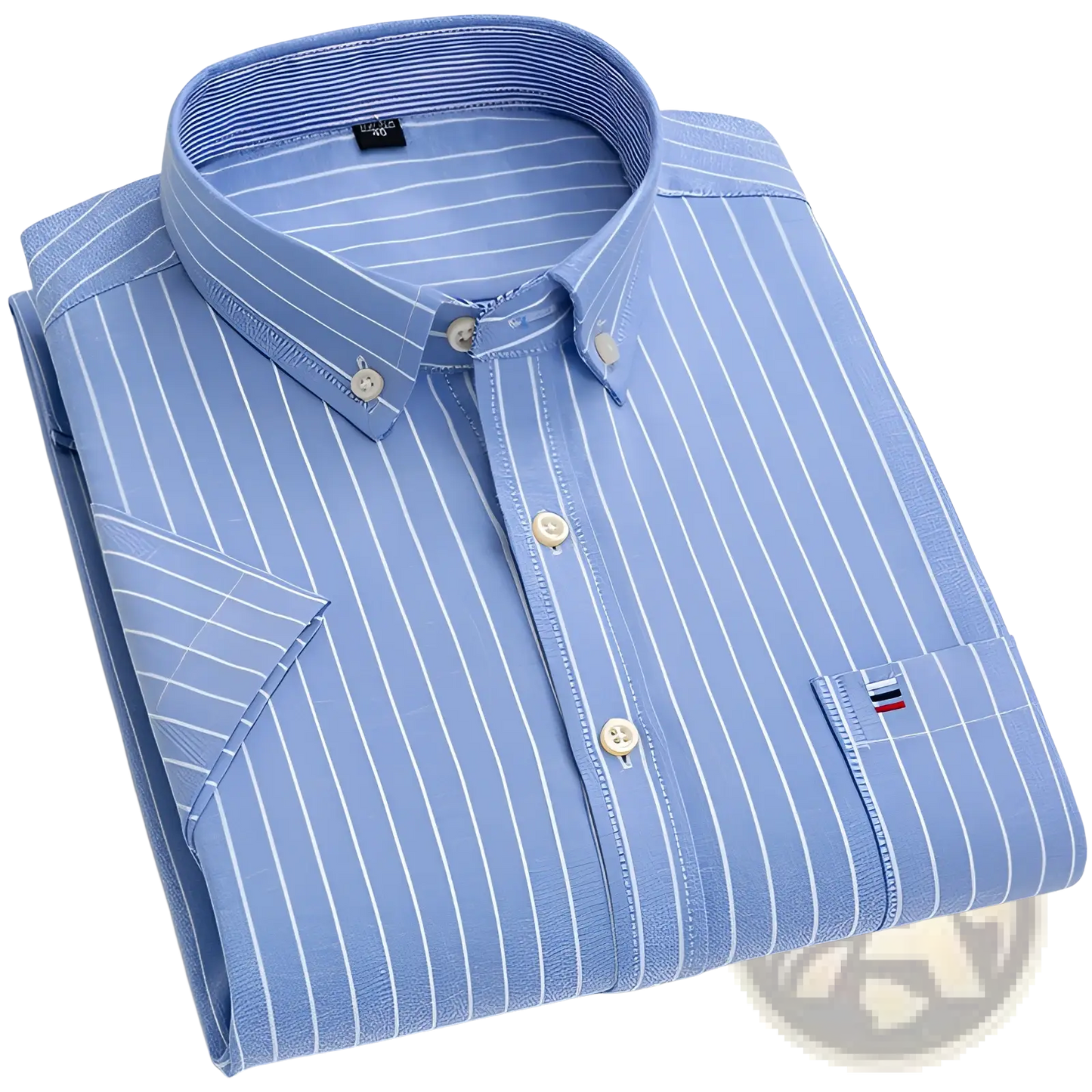 Men's Premium 100% Cotton Textured Short Sleeve Shirt