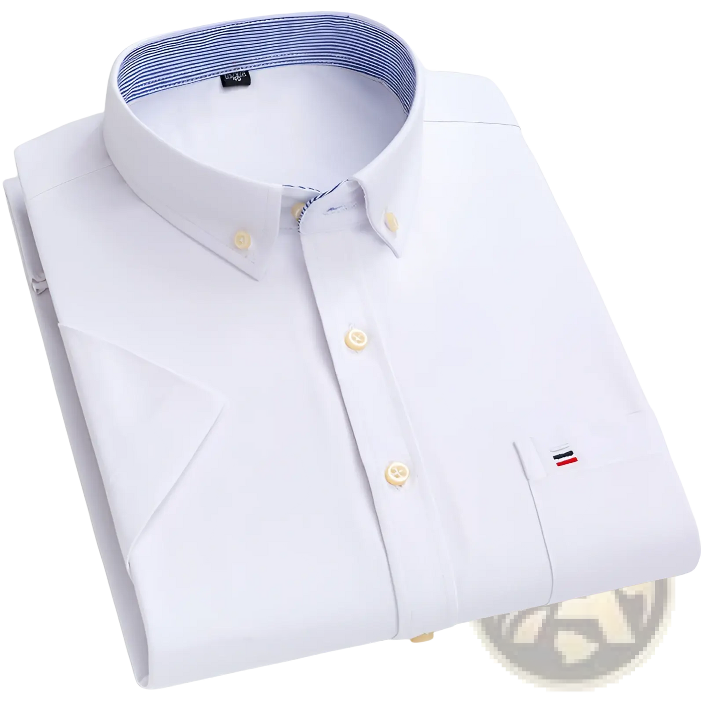 Men's Premium 100% Cotton Textured Short Sleeve Shirt
