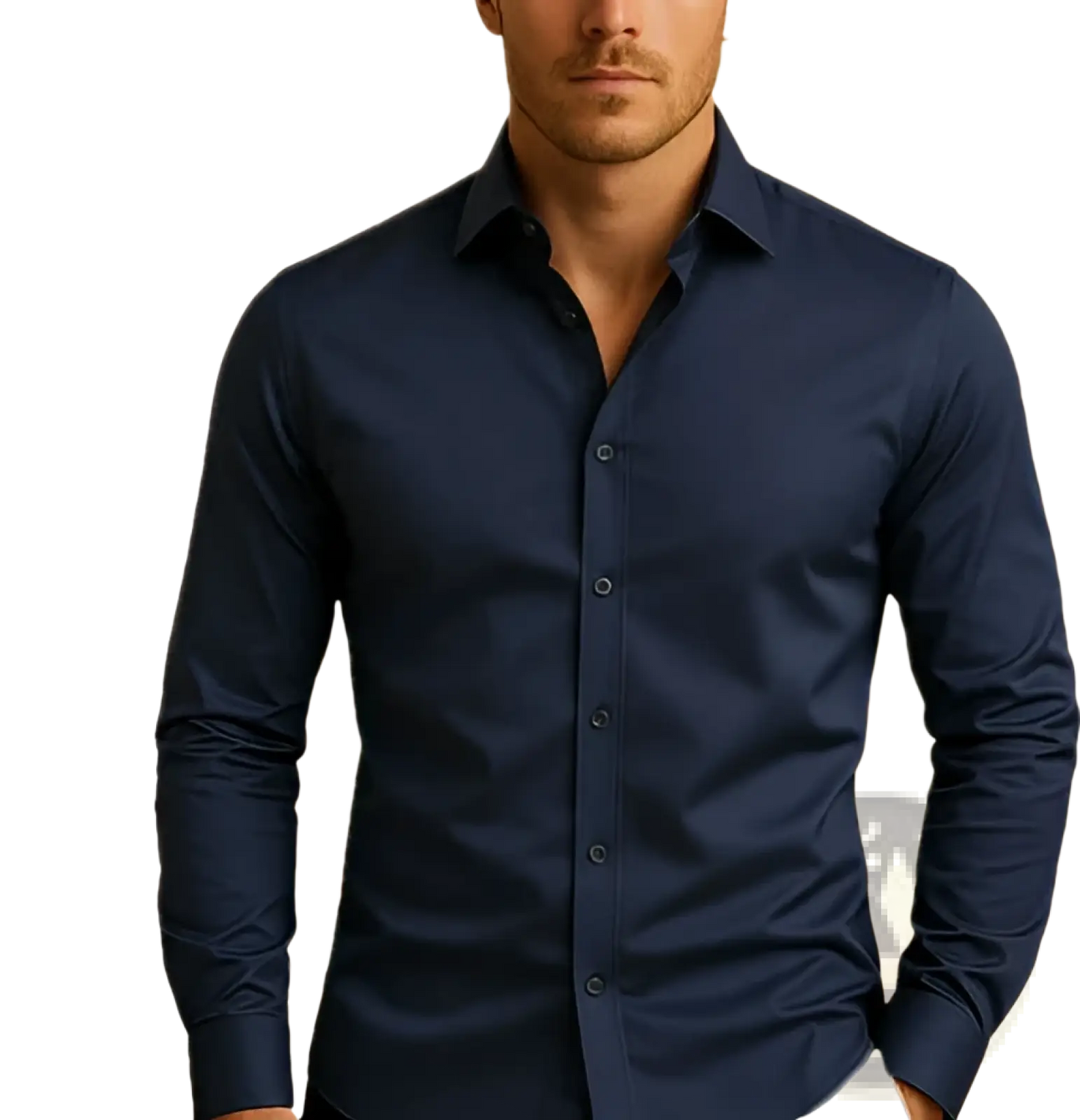Men's Premium Slim Fit Long Sleeve Button Down Dress Shirt