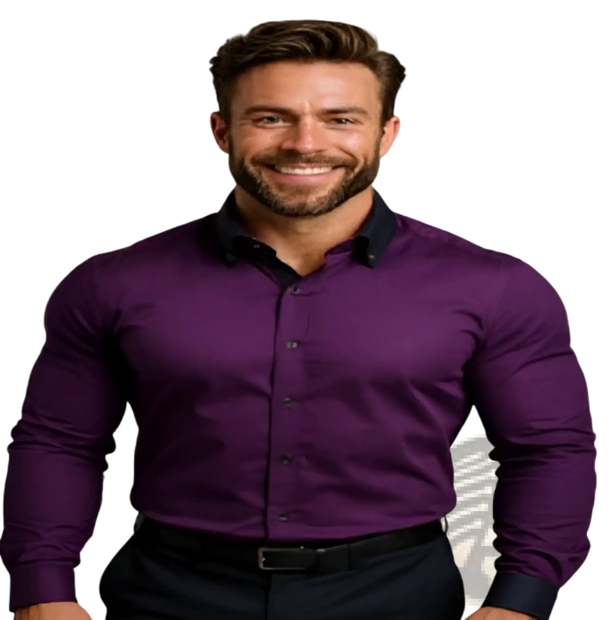 Men's Premium Slim Fit Long Sleeve Button Down Dress Shirt
