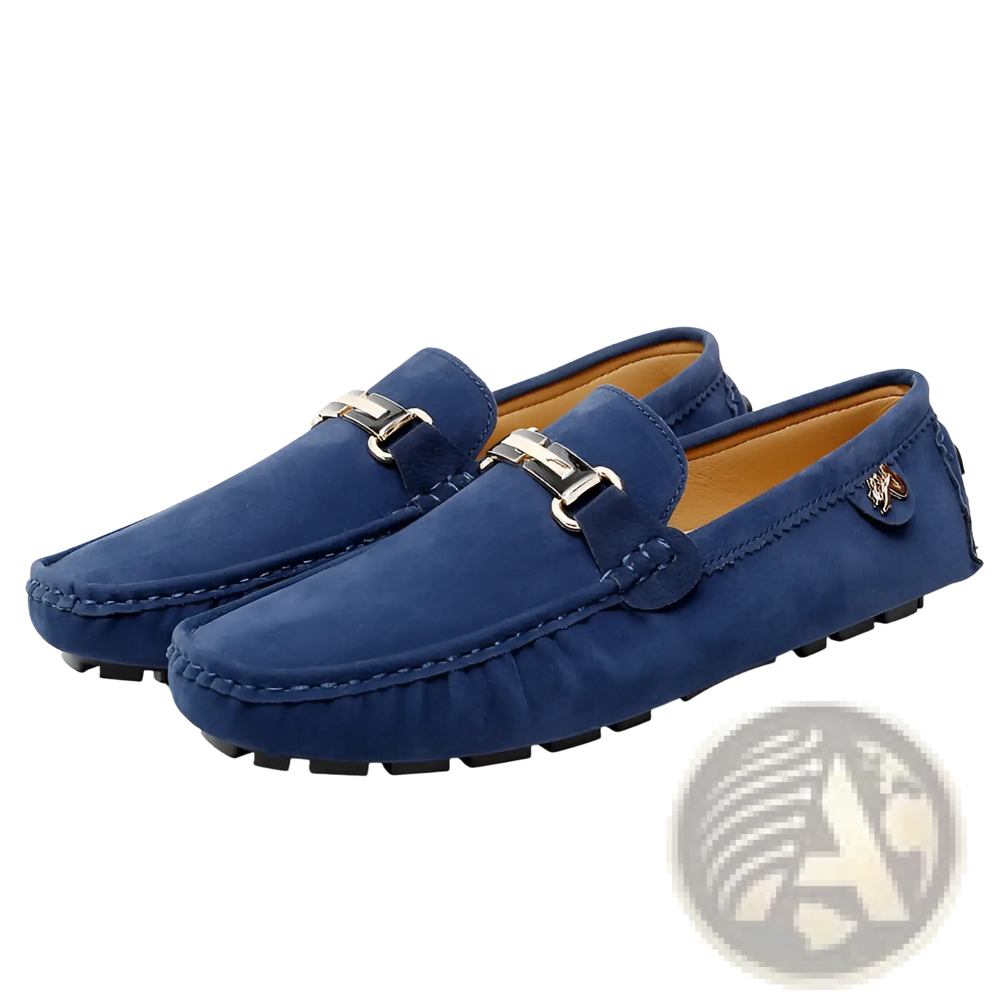 Men's Suede Horsebit Loafers Handmade Gommino Shoes