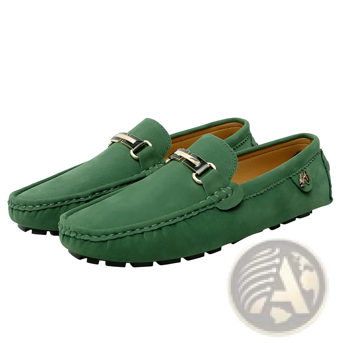 Men's Suede Horsebit Loafers Handmade Gommino Shoes