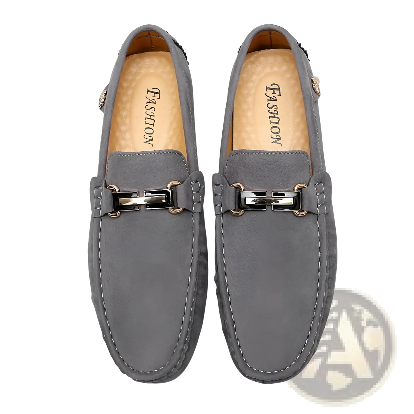Men's Suede Horsebit Loafers Handmade Gommino Shoes
