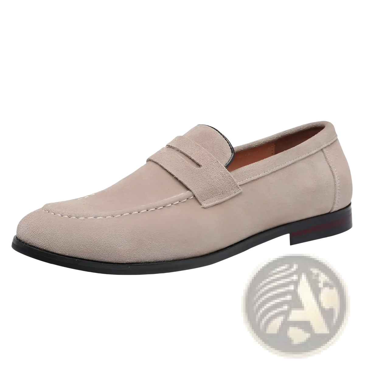 Men's Suede Penny Loafers Trendy Slip on Shoes