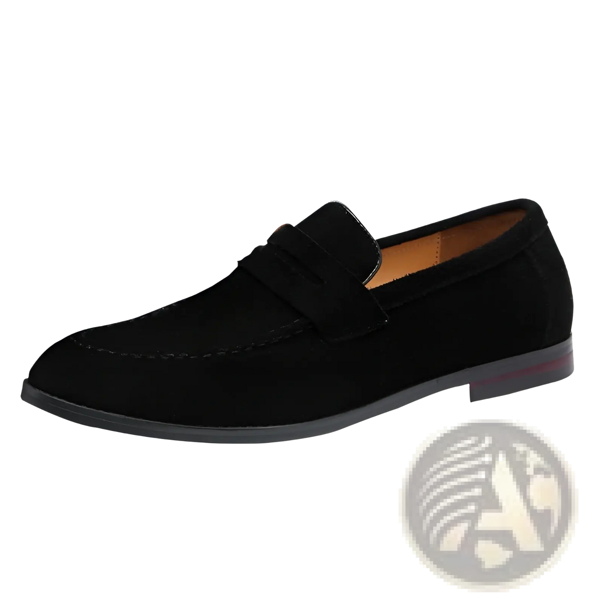 Men's Suede Penny Loafers Trendy Slip on Shoes