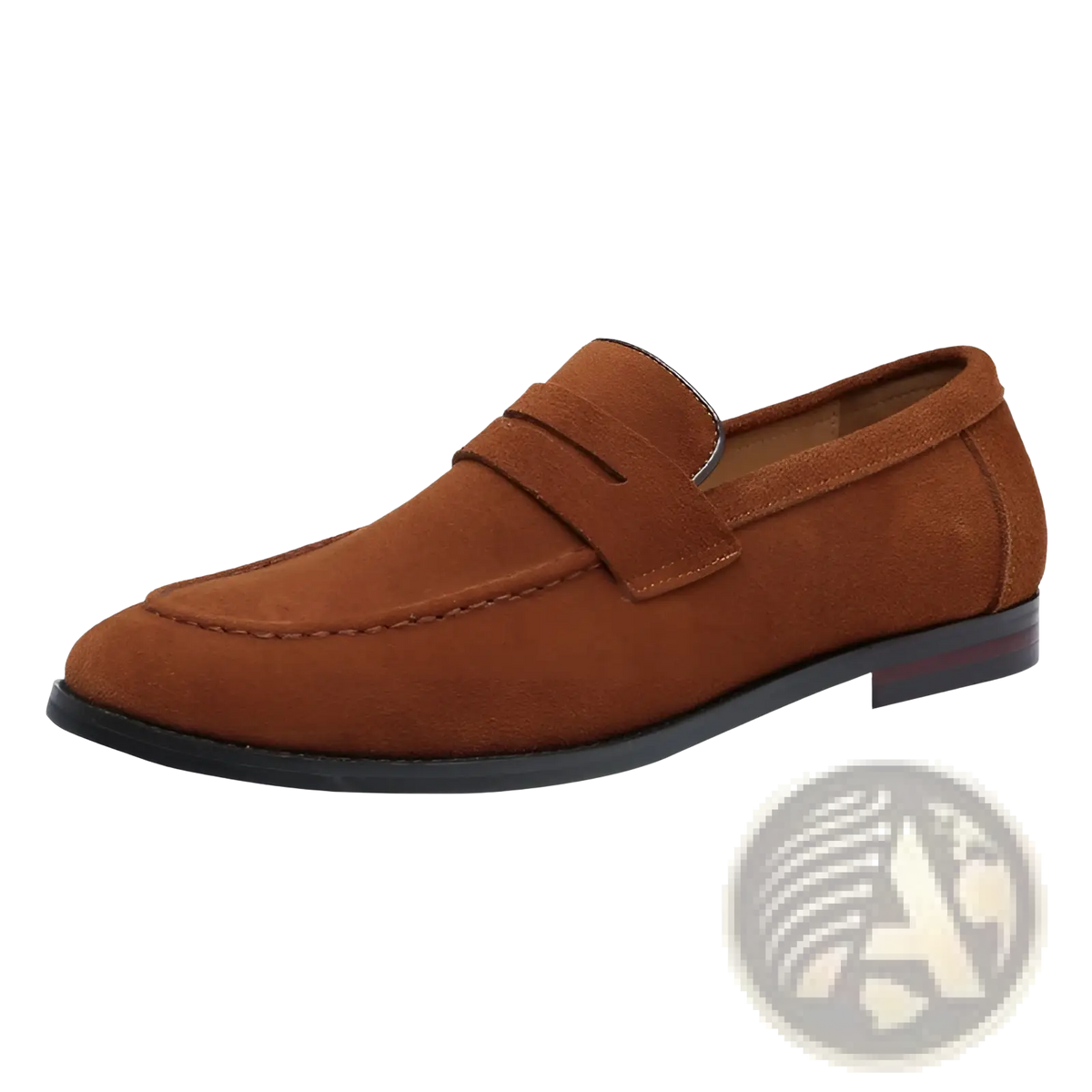 Men's Suede Penny Loafers Trendy Slip on Shoes