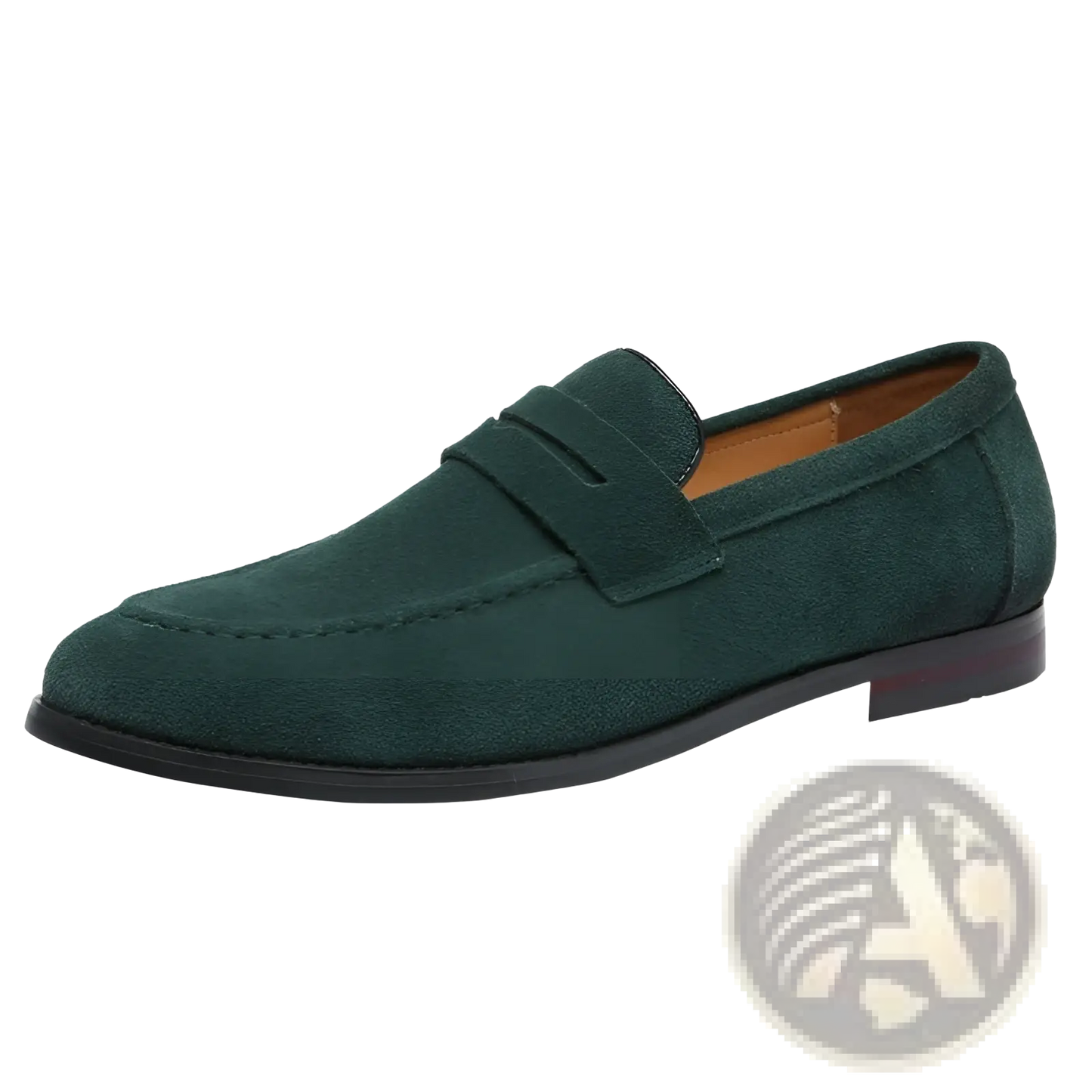 Men's Suede Penny Loafers Trendy Slip on Shoes