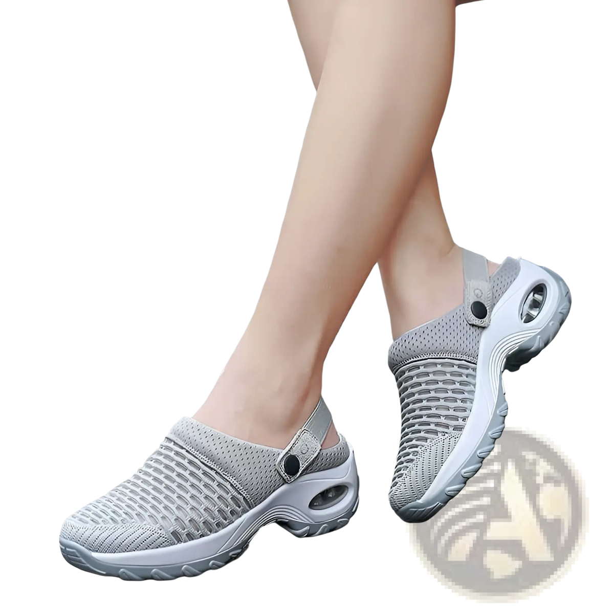 Mesh Air Cushion Clog Sandals Breathable Height Increasing