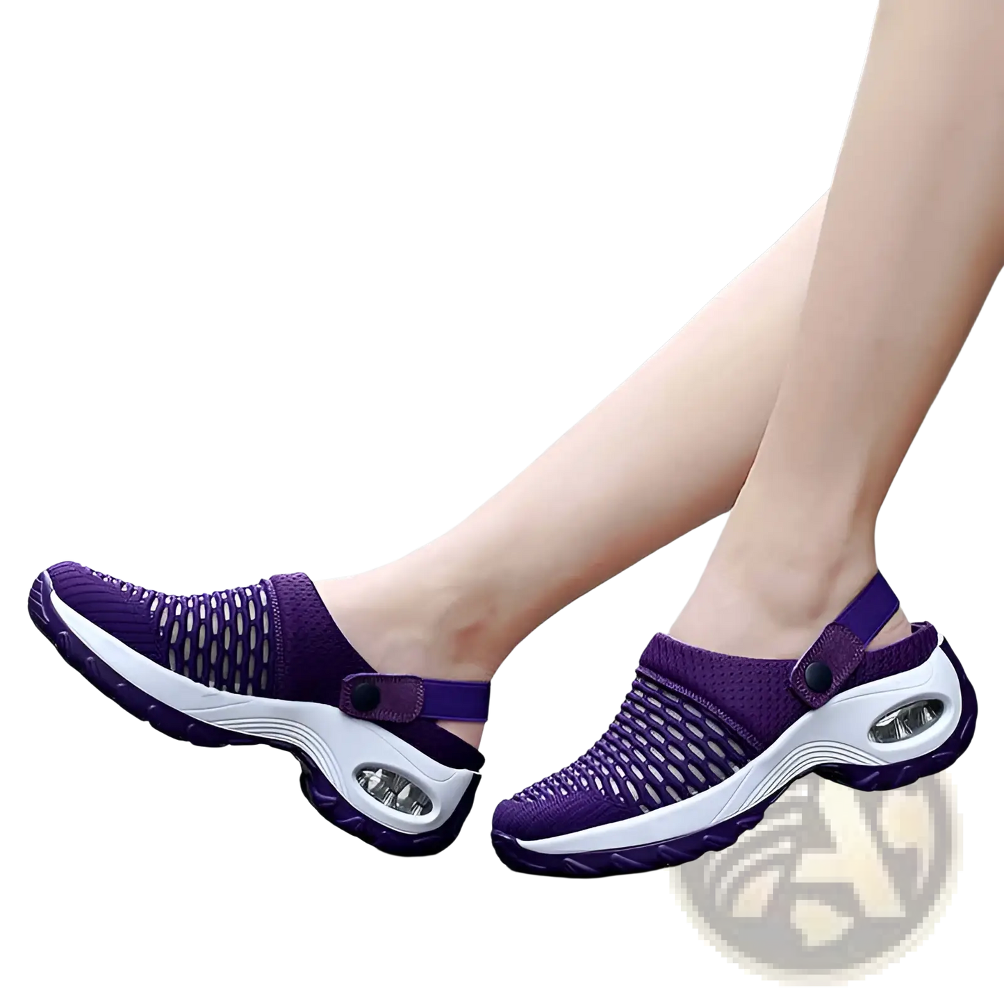 Mesh Air Cushion Clog Sandals Breathable Height Increasing