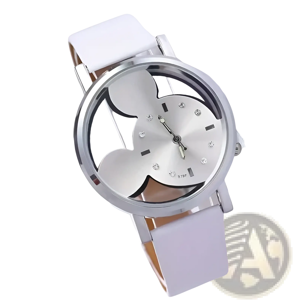 Mickey Mouse Leather Kids Quartz Watch