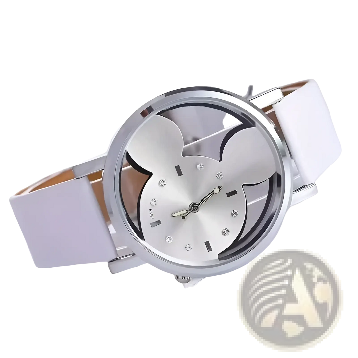 Mickey Mouse Leather Kids Quartz Watch