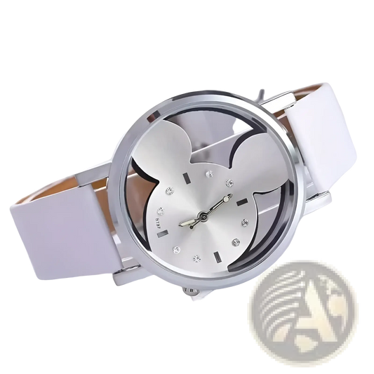 Mickey Mouse Leather Kids Quartz Watch