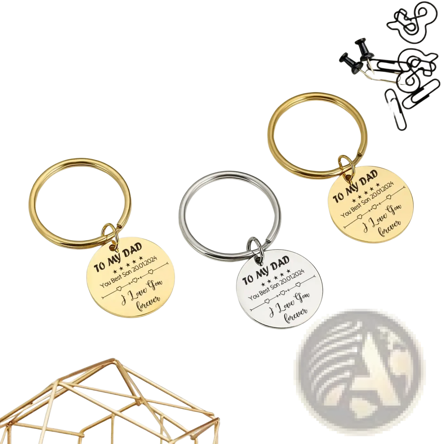 Personalized Fingerprint Qr Code Keychain Gift