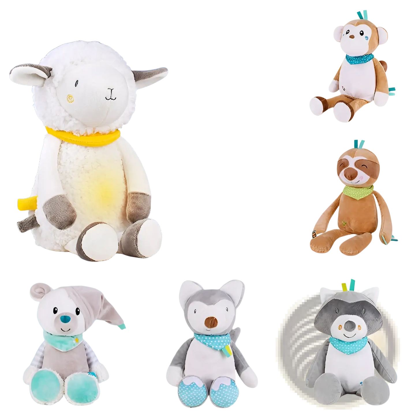 Plush Animal Comfort Lamp Musical Baby Toy