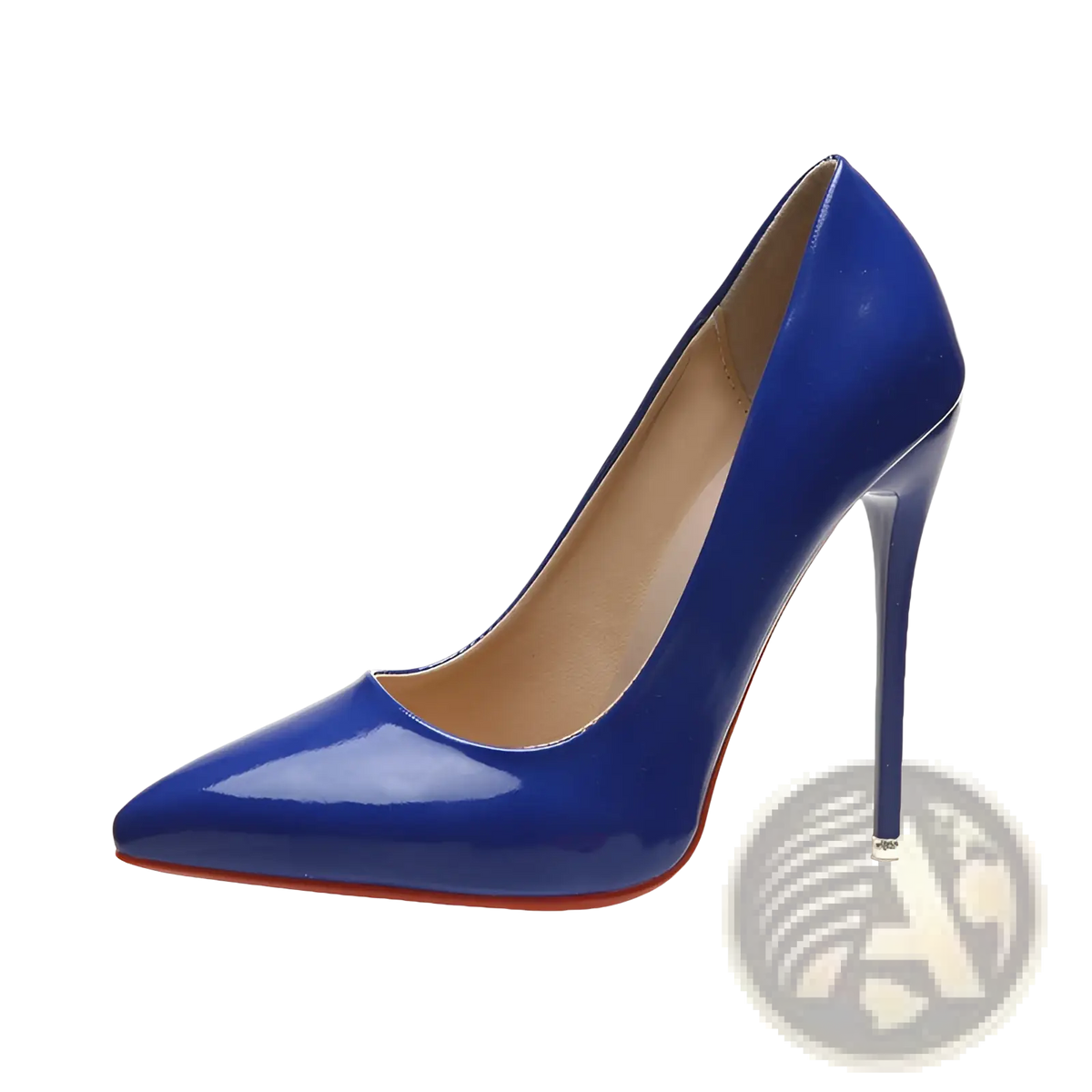 Pointed Toe Stiletto Pumps in Patent Leather