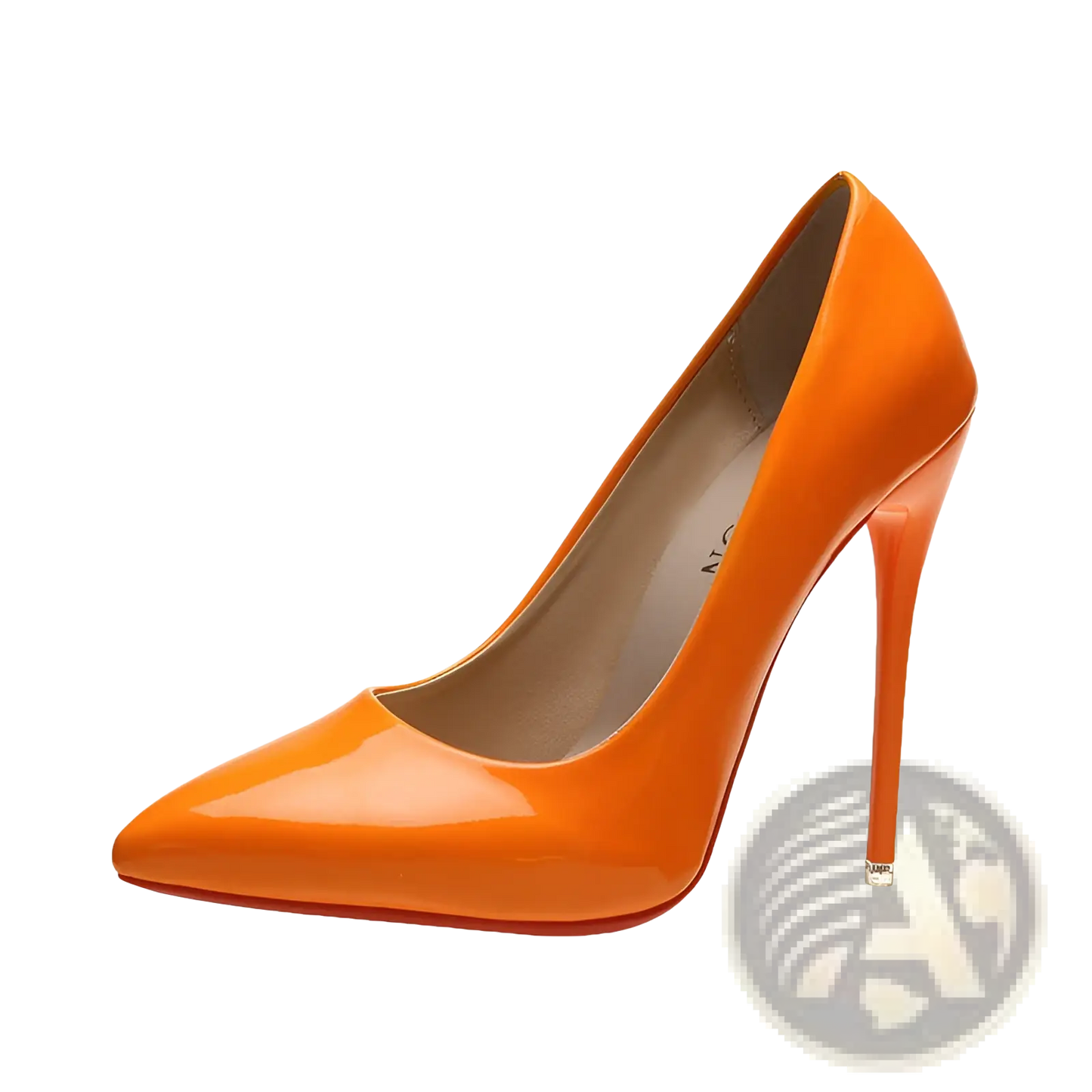 Pointed Toe Stiletto Pumps in Patent Leather