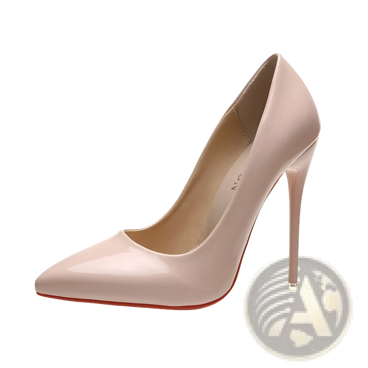 Pointed Toe Stiletto Pumps in Patent Leather