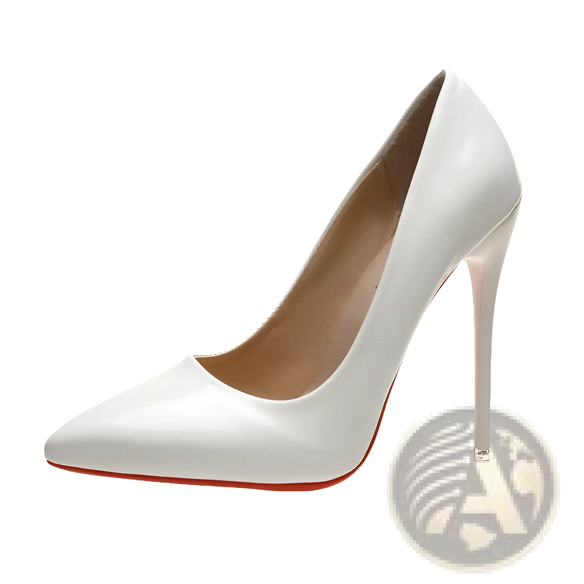 Pointed Toe Stiletto Pumps in Patent Leather