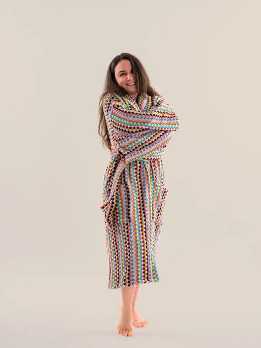 Pom Pom Bathrobe