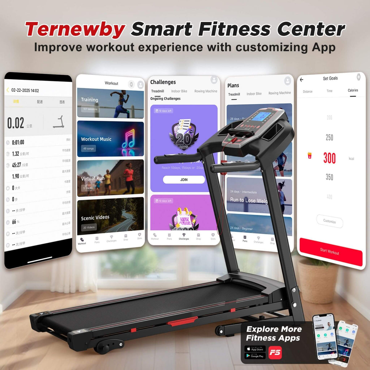 Portable 3.5HP Space Saving Folding Treadmill W/ Incline & 12 Preset Programs (SAK29735)