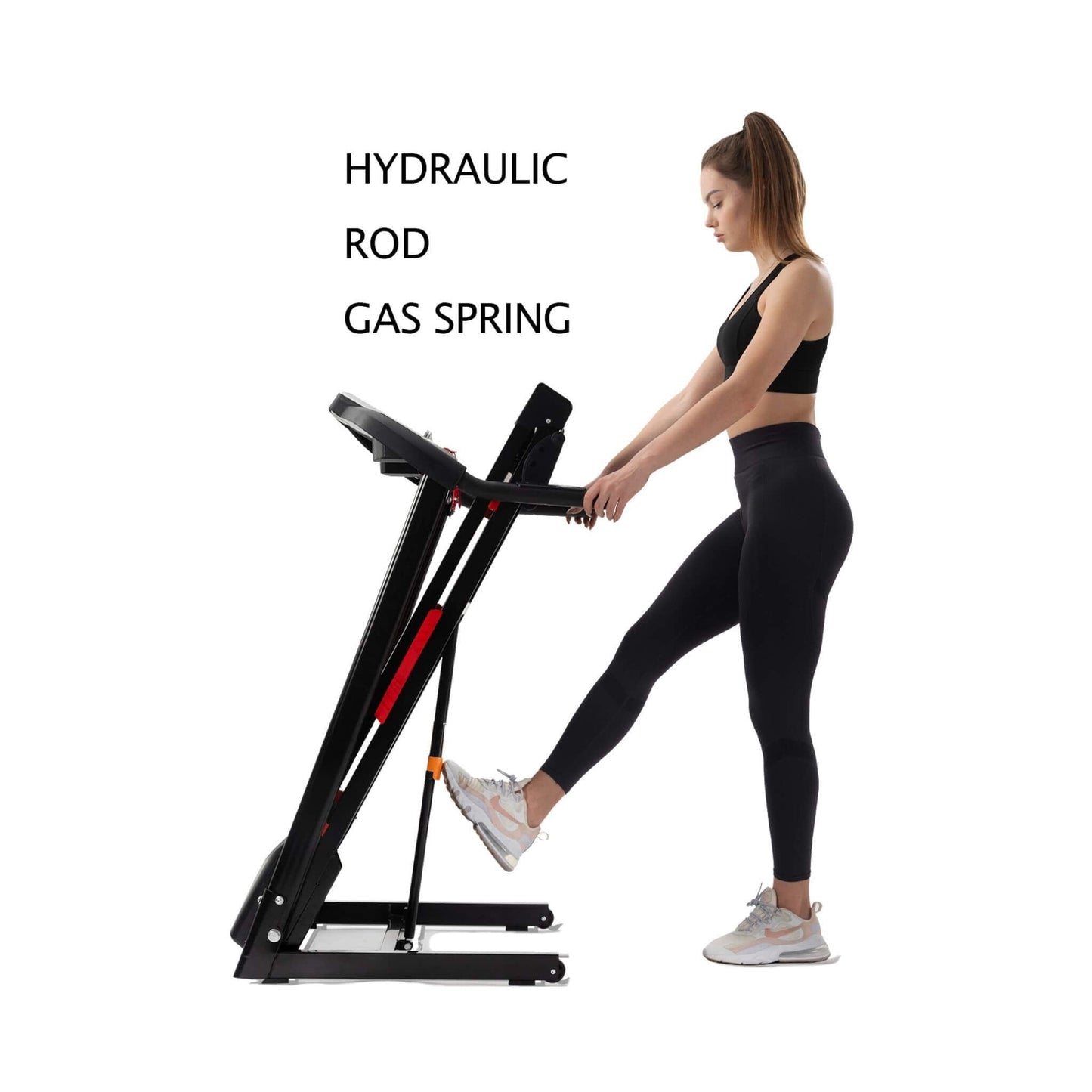 Portable 3.5HP Space Saving Folding Treadmill W/ Incline & 12 Preset Programs (SAK29735)