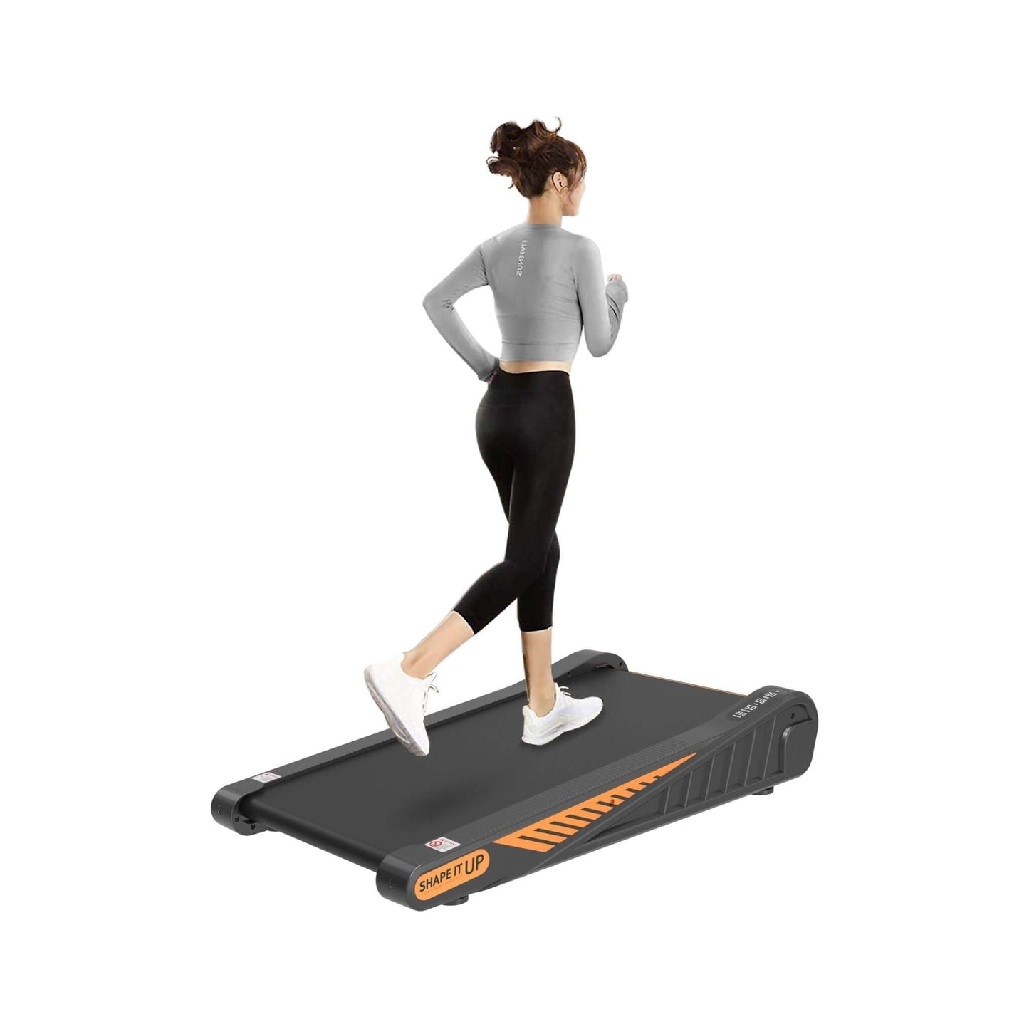 Portable Compact 2HP Under Desk Treadmill With Safety Key And Wheels for Home And Office Workouts (SAK72810)