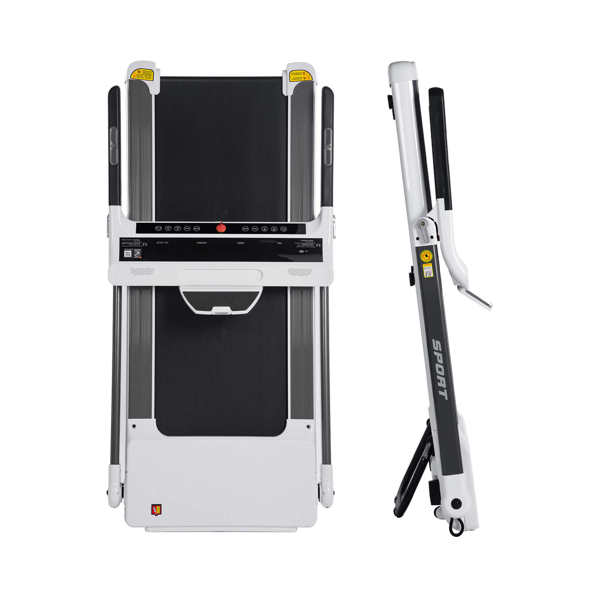 Portable Compact Home Cardio Fitness Treadmill With 3.5HP Electric Motor & Bluetooth Speakers (SAK32416)