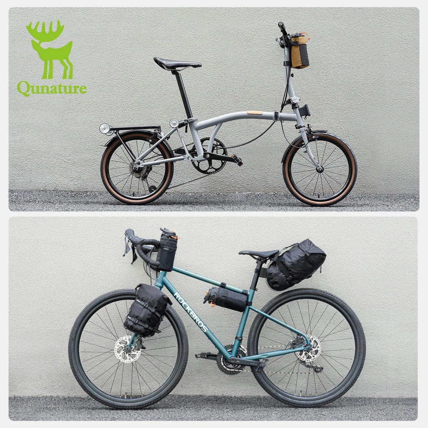 Cold Insulation Water Bottle Holder Bag for Bikepacking 1L