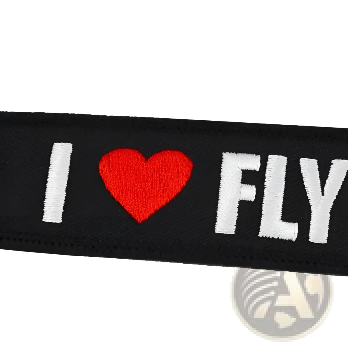 Remove Before Flight Embroidered Keychain