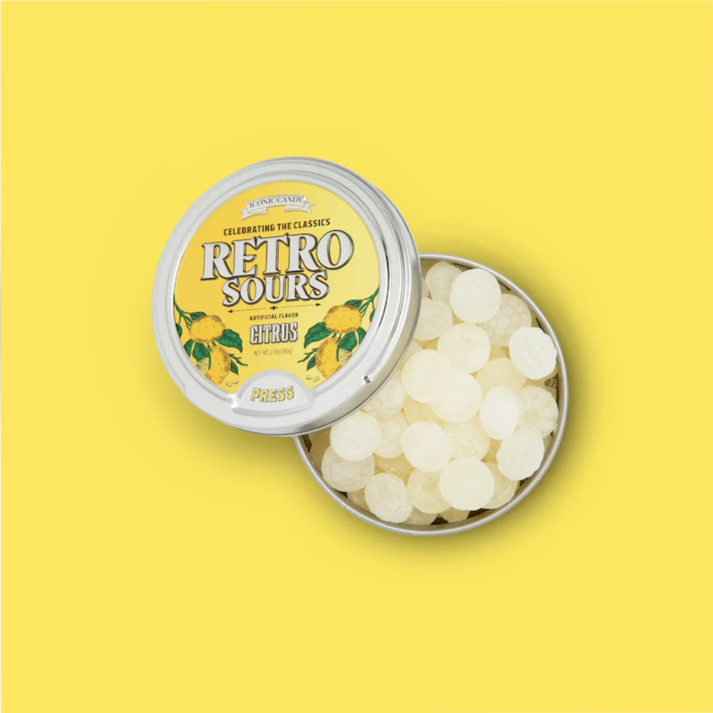 Iconic Candy Retro Sours Citrus