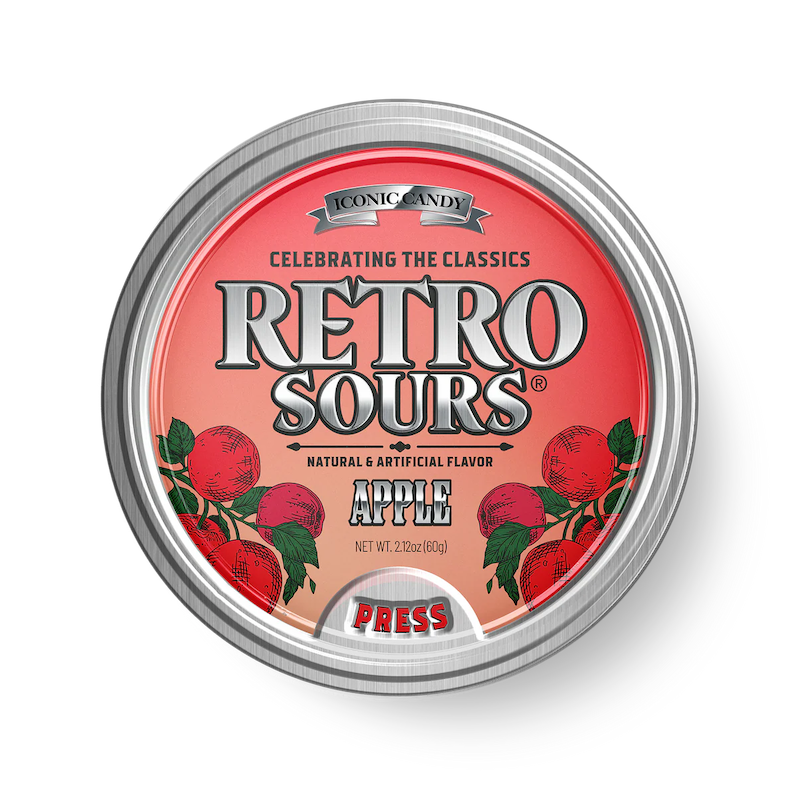 Iconic Candy Retro Sours Red Apple