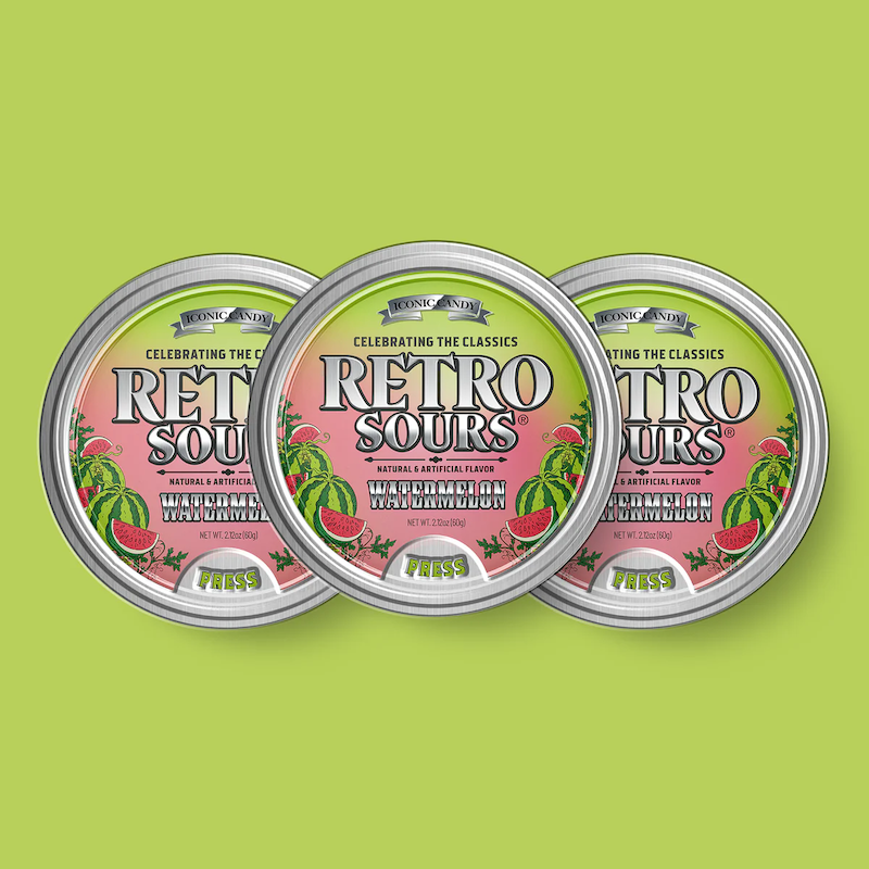 Iconic Candy Retro Sours Watermelon