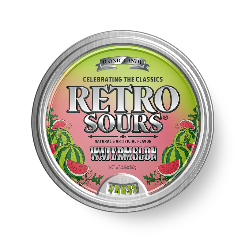 Iconic Candy Retro Sours Watermelon