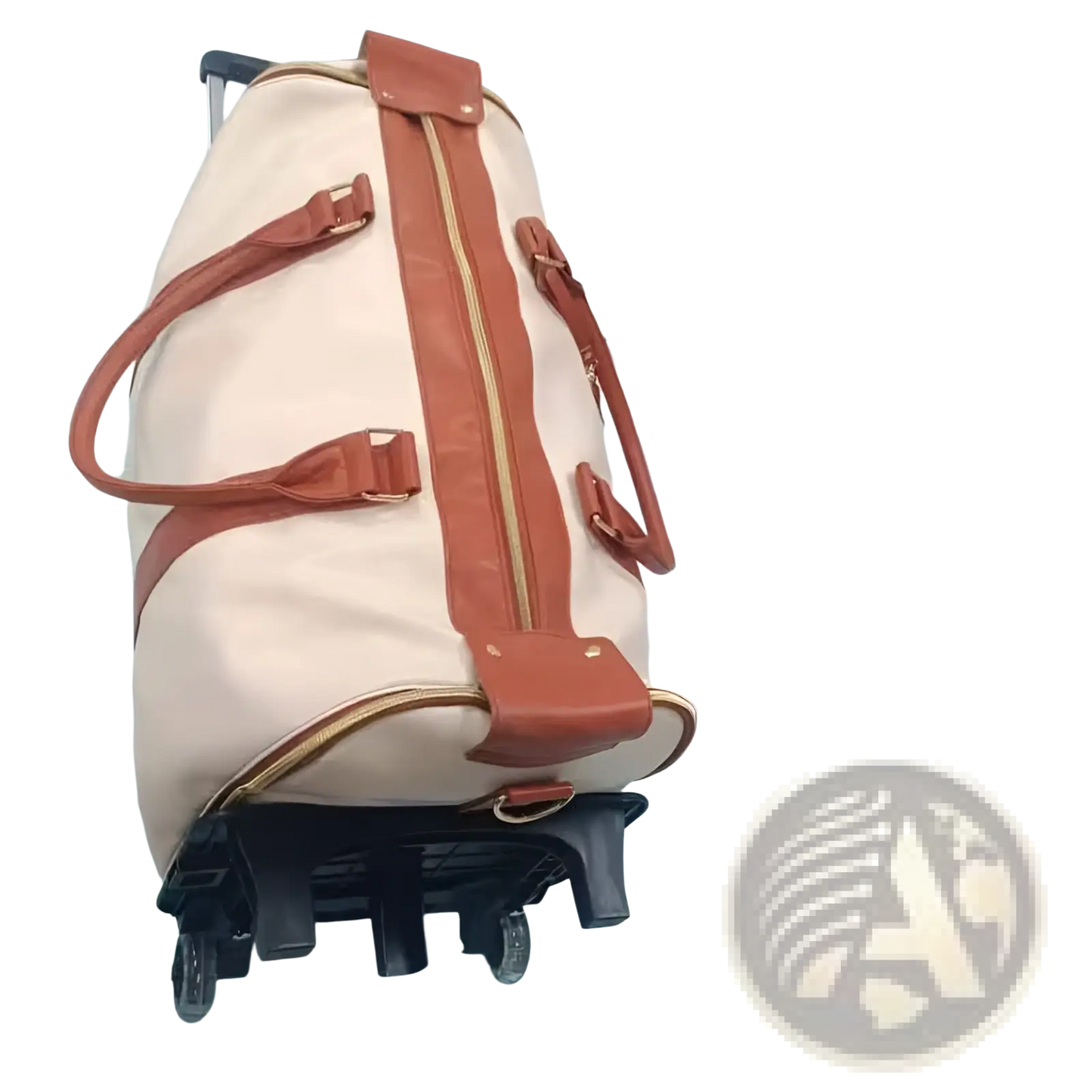 Rolling Travel Bag Foldable Large Capacity Fitness Duffel