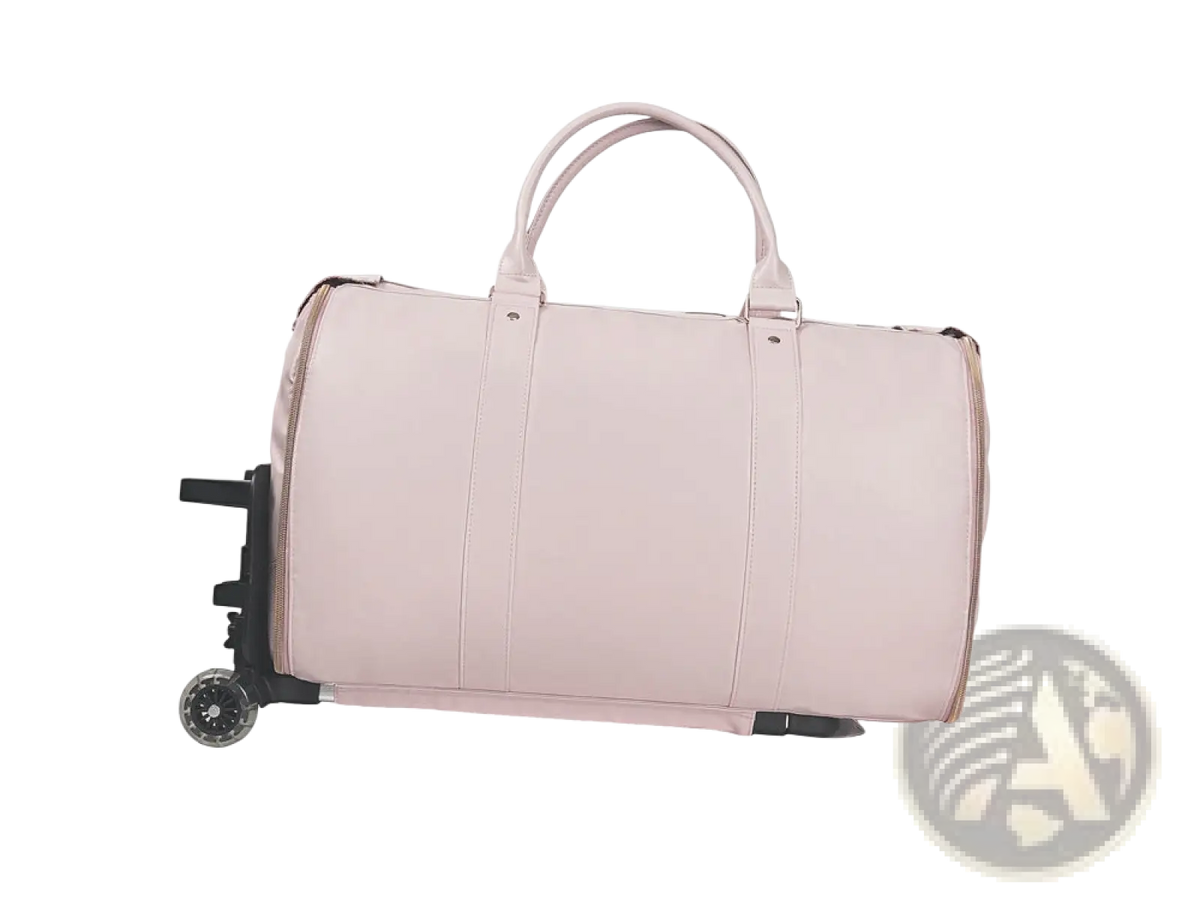 Rolling Travel Bag Foldable Large Capacity Fitness Duffel