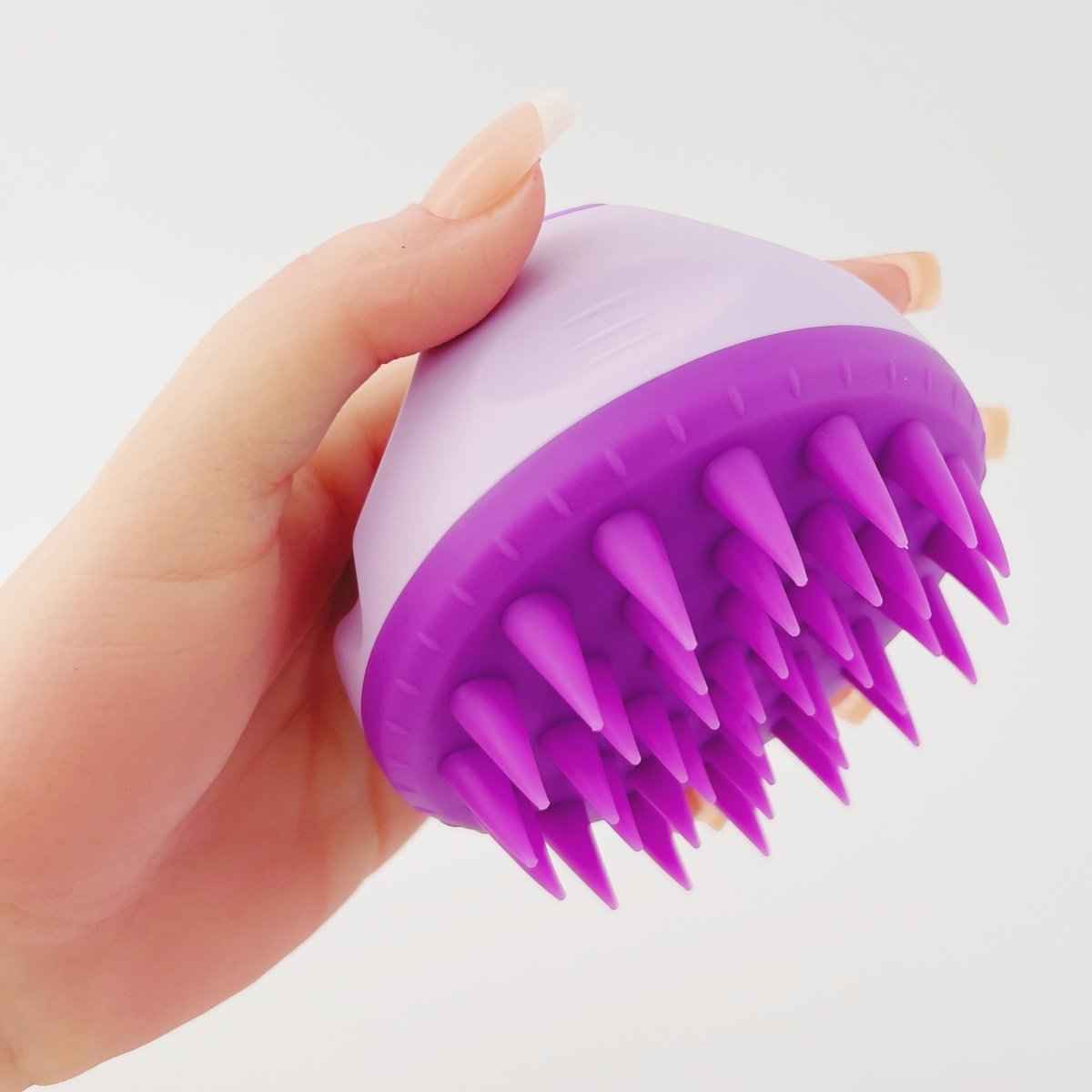 Shampoo Scalp Scrubber Brush Silicone Shower Massager for Hair Care